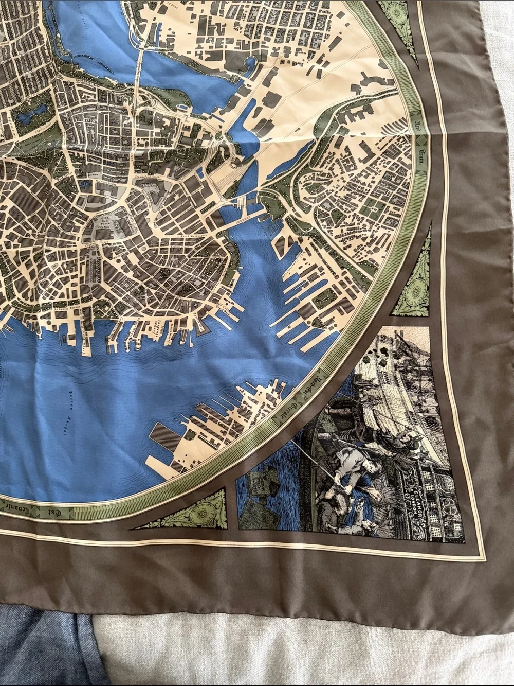 Civitas silk scarf